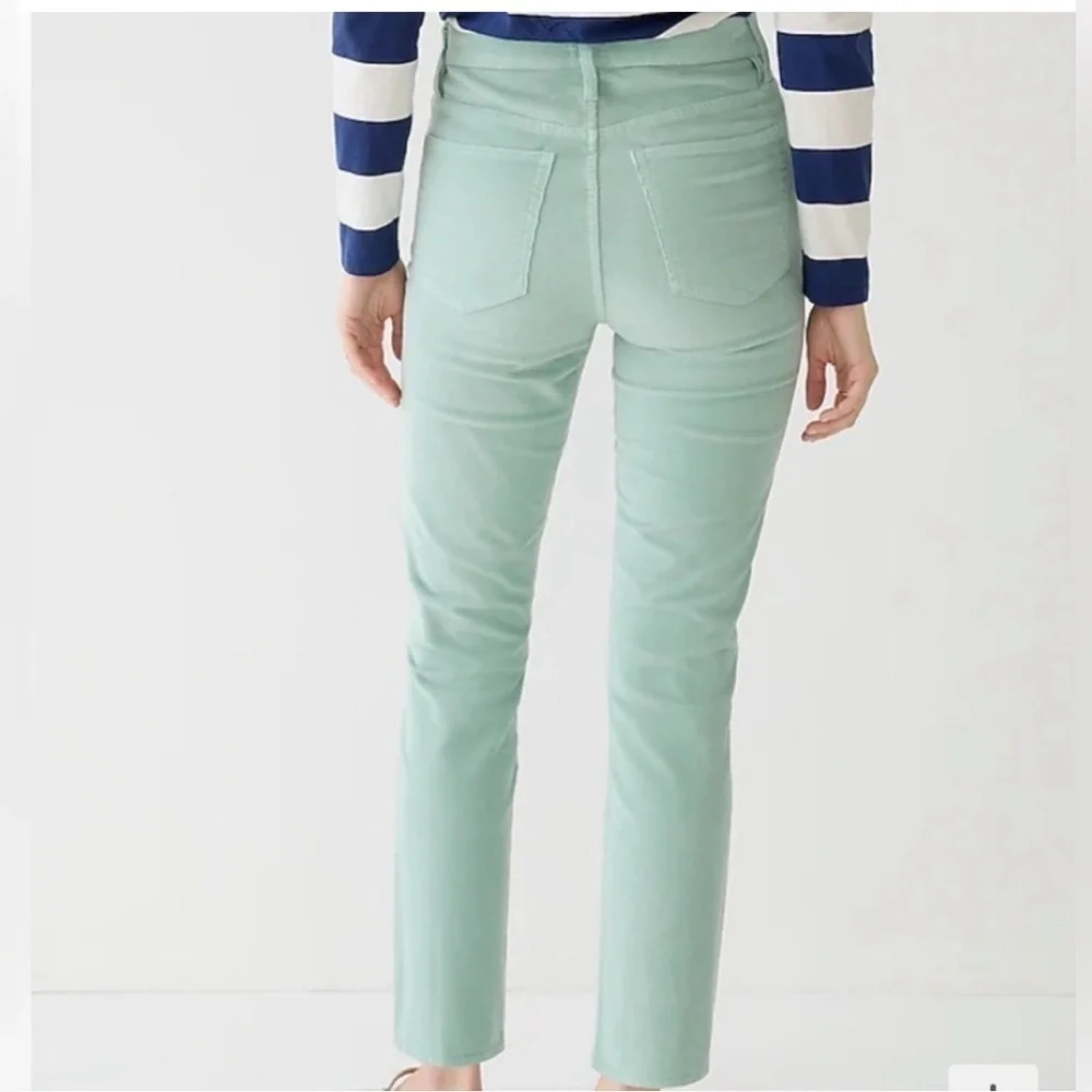 J. Crew Vintage Slim Straight Corduroy Pants Size 30 Blue Pockets